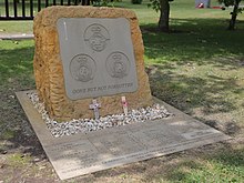 Memorial to all who have died on active service whilst being part of either Tactical Communications Wing (TCW) or 90 Signals Unit (90 SU). 90 SU Memorial.jpg