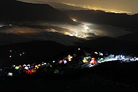 Base camp, the third court (4250m), Damavand mountain, the south face, August 15, 2018