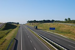 Autostrada A1 na odcinku Rusocin-Swarożyn