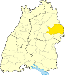 Circondario di Ostalb – Mappa