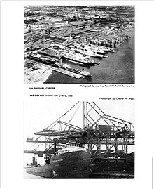 The Pennsylvania guide highlighted the shipping industry in Chester, Pa. Highlighting different industries was a common feature in each of the guides. A page about the shipping industry from the Pennsylvania Guide.jpg