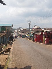 A street in the town of Aburi Aburi Town.jpg