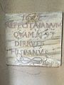 "1657 refecit Aianum quam 1637 dirruit Hispanus" - Tabula in ecclesia Aiani