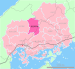 安艺高田市在广岛县的位置