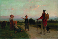 Albert Anker, Le soldat de 1830 revenant au pays (retour au pays), 1872.tif