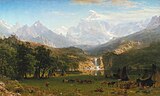 „Връх Лендър, Скалистите планини“ (1863), Алберт Бийрщат, Музей на изкуството „Метрополитън“