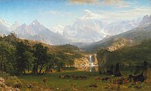 Rocky Mountains – Lander’s Peak von Albert Bierstadt, 1863
