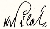 signature d'Albert Pilát