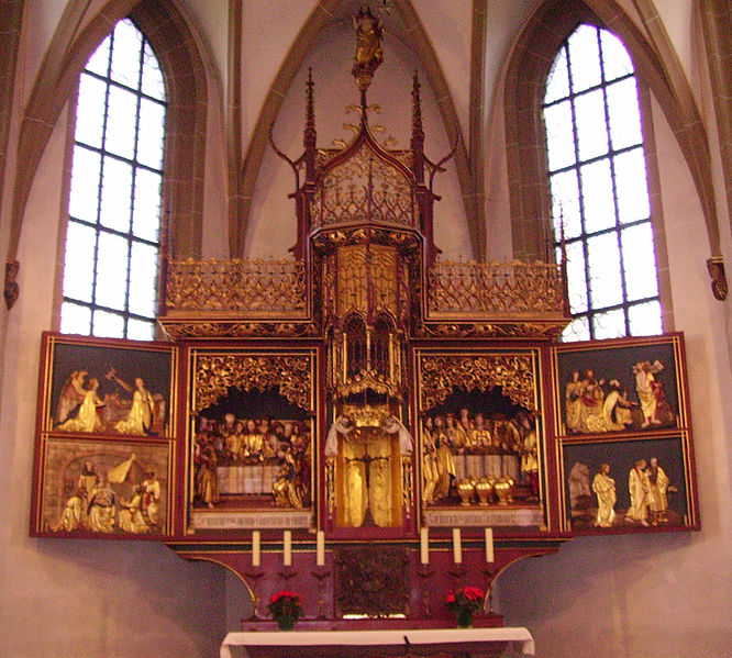 File:Altar Katholische Kirche Bad Schoenborn.JPG