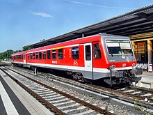 Regionalbahn im Alzeyer Bahnhof