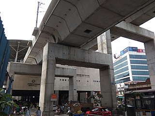 <span class="mw-page-title-main">Ameerpet metro station</span> Metro station in Hyderabad, India