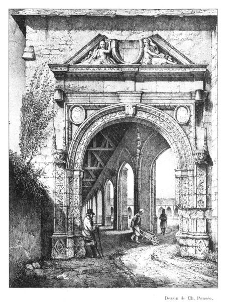 File:Ancien cimetière Orléans - porte d'entrée du sud-ouest.png