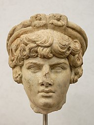 Antinous with a Hellenistic diadem, Palazzo Massimo alle Terme