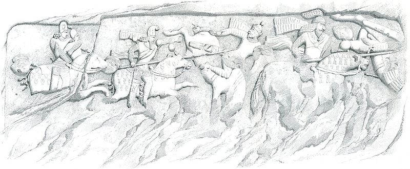 File:Ardachir relief Firuzabad 1.jpg