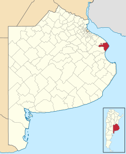location o Punta Indio Partido in Buenos Aires Province