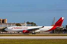 Een Airbus A330-200F van Avianca Cargo