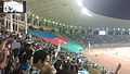 Azerbaijan flag, Qarabağ (AZE) - Saint Etienne (FRA) football match (2).jpg