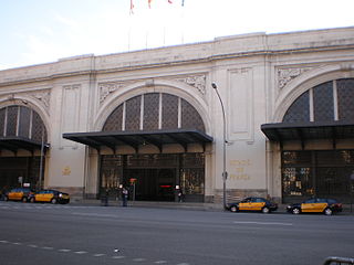 Català: Estació de França, a Barcelona. Español: Estació de França de Barcelona. English: Barcelona Estació de França, train station in Barcelona, Catalonia, Spain. Français : Estació de França à Barcelona.