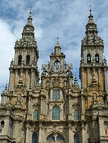 Catedral de Santiago de Compostela, en España