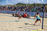 Deutsch: Deutsche Beachhandball-Meisterschaften 2022; Tag 3: 7. August 2022 – Frauen,Finale, Beach Bazis Schleissheim – Minga Turtles Ismaning 2:1 (20:26, 24:20, 8:6) English: German Beach handball Championships; Day 3: 7 August 2022 – Women Final – Beach Bazis Schleissheim Vs Minga Turtles Ismaning 2:1 (20:26, 24:20, 8:6)