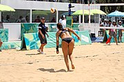 Deutsch: Beachvolleyball bei den Olympischen Jugendspielen 2018; Tag 11, 17. Oktober 2018; Mädchen, Finale – Italien (Claudia Scampoli & Nicol Bertozzi)- Russland (Maria Woronina & Maria Botscharow) 0:2 (19–21/19–21) English: Beach volleyball at the 2018 Summer Youth Olympics at 17 October 2018 – Girls Final – Italy (Claudia Scampoli & Nicol Bertozzi) - Russia (Maria Voronina & Maria Bocharova) 0:2 (19–21/19–21)