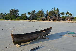 Каное-мтумбві на березі Індійського океану. Кенія