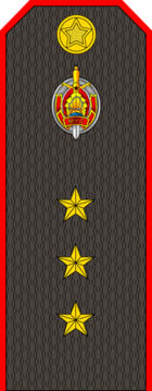 Belarus Police—11 Senior Ensign rank insignia (Gunmetal).png
