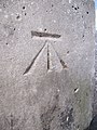 Bench mark on the angle - geograph.org.uk - 2128369.jpg