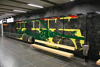 Stockholms Tunnelbana Röda Linjen: Historia, Trafikering, Bilder