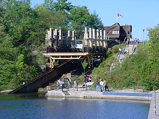 <span class="mw-page-title-main">Big Chute Marine Railway</span> Patent slip in Ontario, Canada