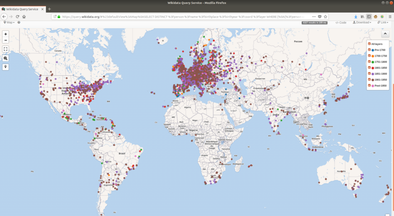 File:Birth places of deceased botanists, color-coded by era.png