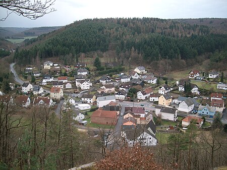 Blick von Burg Holdersberg