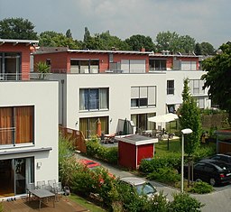 Bonn - Friesdorf, Doppelhäuser Joseph-Roth-Strasse