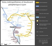 Boulevard périphérique et voies métropolitaines à Lyon, en 2024.png