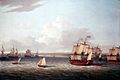 Image 15The British Fleet Entering Havana, 21 August 1762, a 1775 painting by Dominic Serres (from History of Cuba)