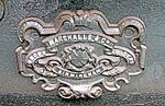 Thumbnail for File:Brown Marshalls &amp; Co Carriage Builders Plate Talyllyn Rly 2015.jpg