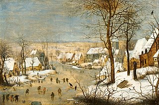 Winter Landscape with a Bird-trap