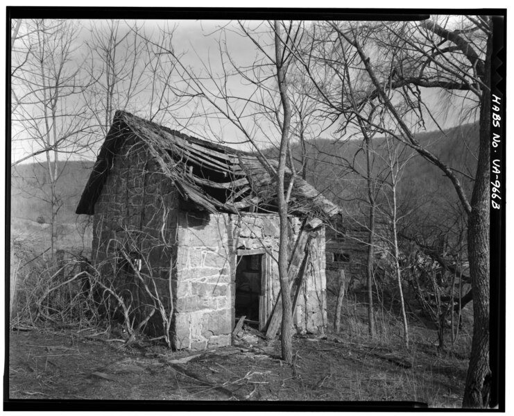 File:Buckhorn Manor, Springhouse, State Route 603, Bacova, Bath County, VA HABS VA,9-BACO.V,1B-1.tif