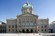 Assembleia Federal da Suíça em Berna.