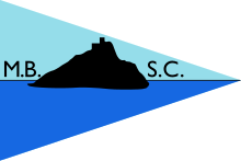 Burgee of Mount's Bay Sailing Club, based in Marazion Burgee of Mount's Bay Sailing Club.svg