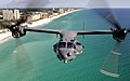 CV-22 Osprey flies over the Emerald Coast.JPG
