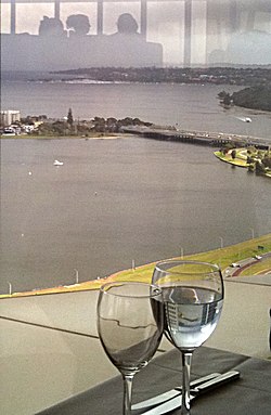 View of the Swan River from the C Restaurant