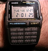 Montr Casio gant ur jederezig enframmet