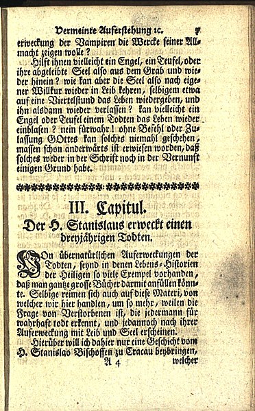 File:Calmet – Gelehrte Verhandlung der Materi, Von Erscheinungen der Geistern, Und denen Vampiren in Ungarn, Mahren etc – Teil II – 007.jpg