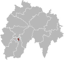 Situation of the canton of Aurillac-2 in the department of Cantal