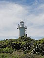 Cape Foulwind lighthouse, Rückseite