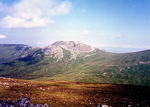 The Càrn Mairg seen from the neighboring Meall nan Aighean