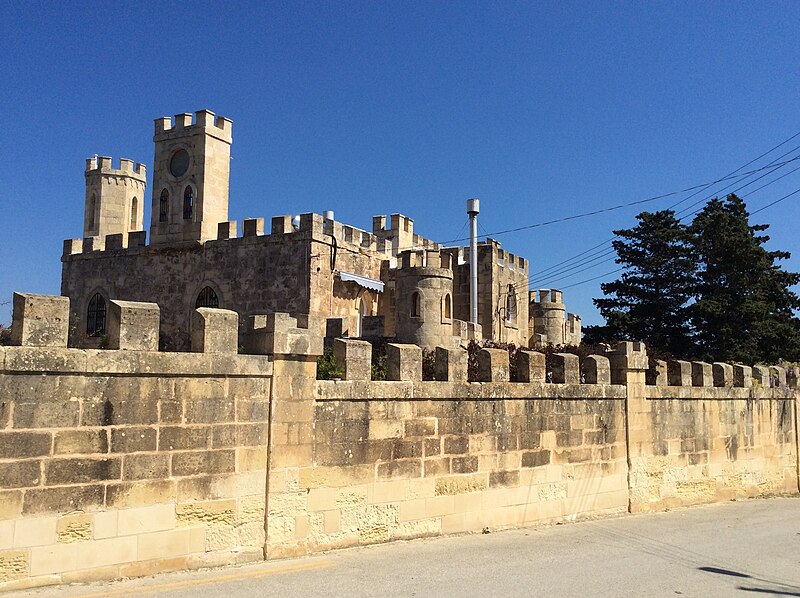 File:Castel Bertrand And wall.jpg