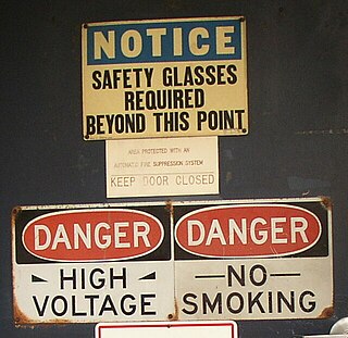 <span class="mw-page-title-main">ANSI Z35</span> An American technical standard for safety signs