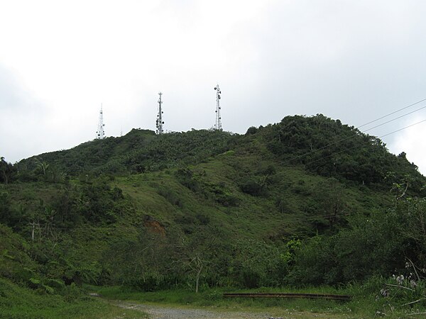 Cerro de Punta in Ponce, the highest peak in the Cordillera Central